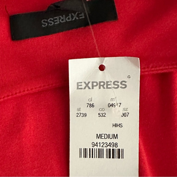 Y2K Express Prima Cotton Red Midi Dress - Picture 11 of 11